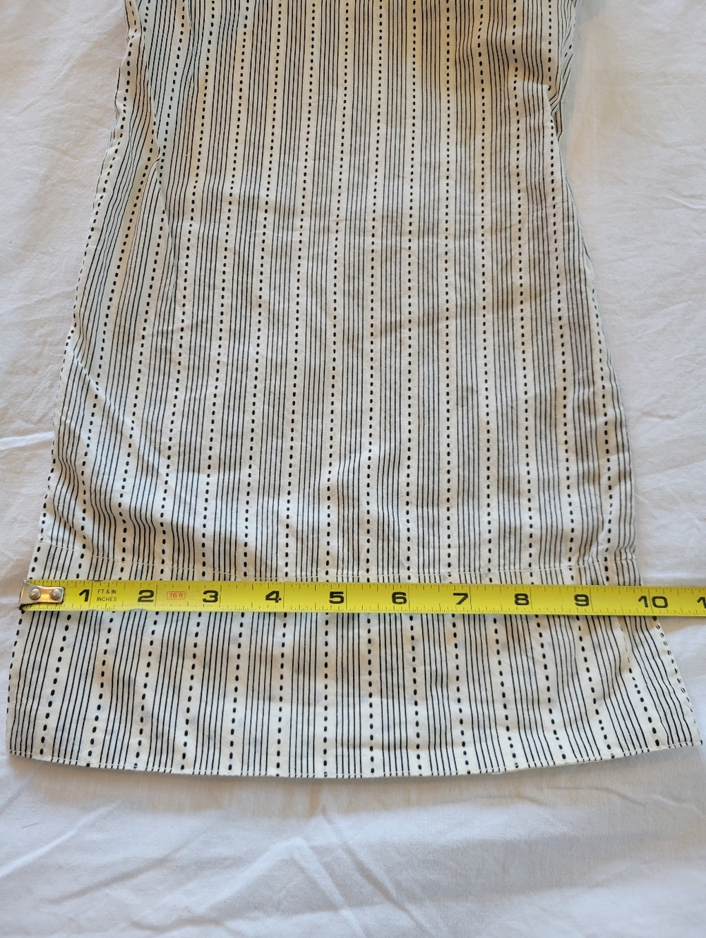 P.J. Salvage Cream & Black Striped Wide Leg Lounge Pants Size L 100% cotton - Picture 11 of 15